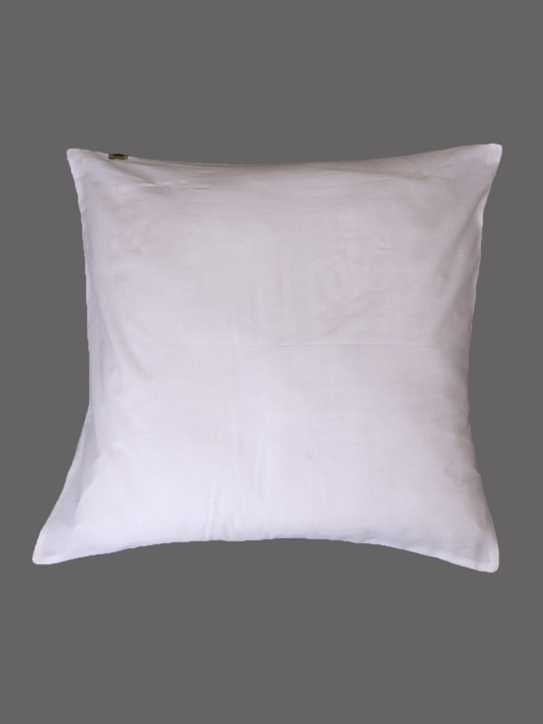 Ada Hand Embroidered White Cotton Lucknow Chikankari Cushion Cover Set Of 5 -A422675