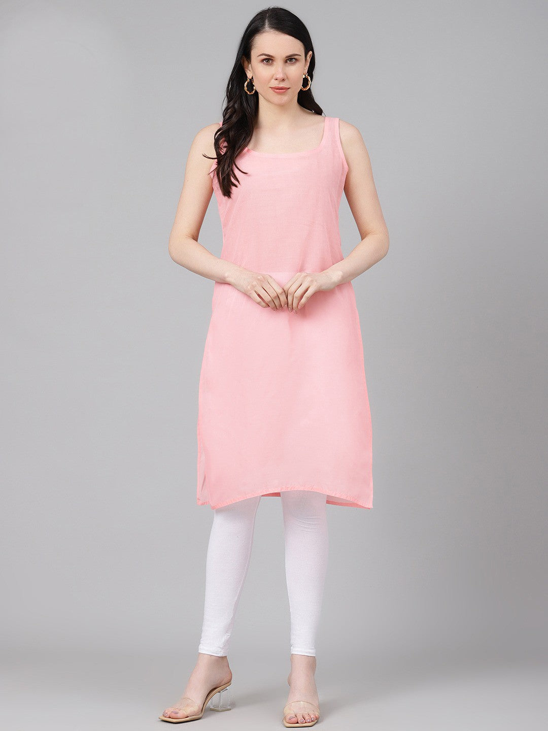 Ada Multi Color Cotton Long Slips Combo of 3 A111150.