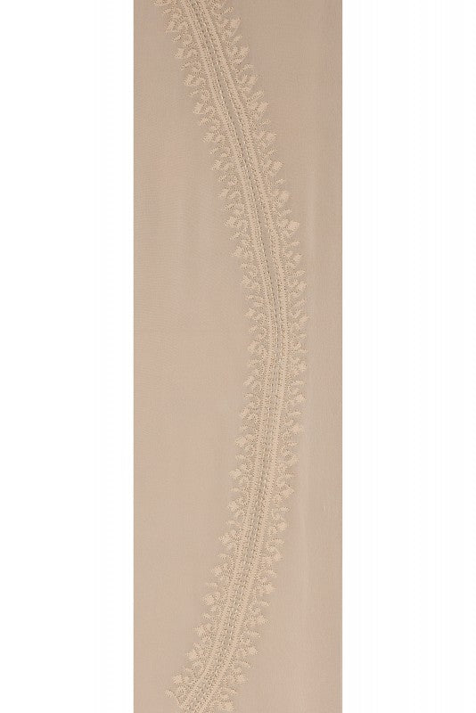 Ada Hand Embroidered Fawn Pure Georgeete Lucknowi Chikankari Unstitched Men's Kurta Piece A462745