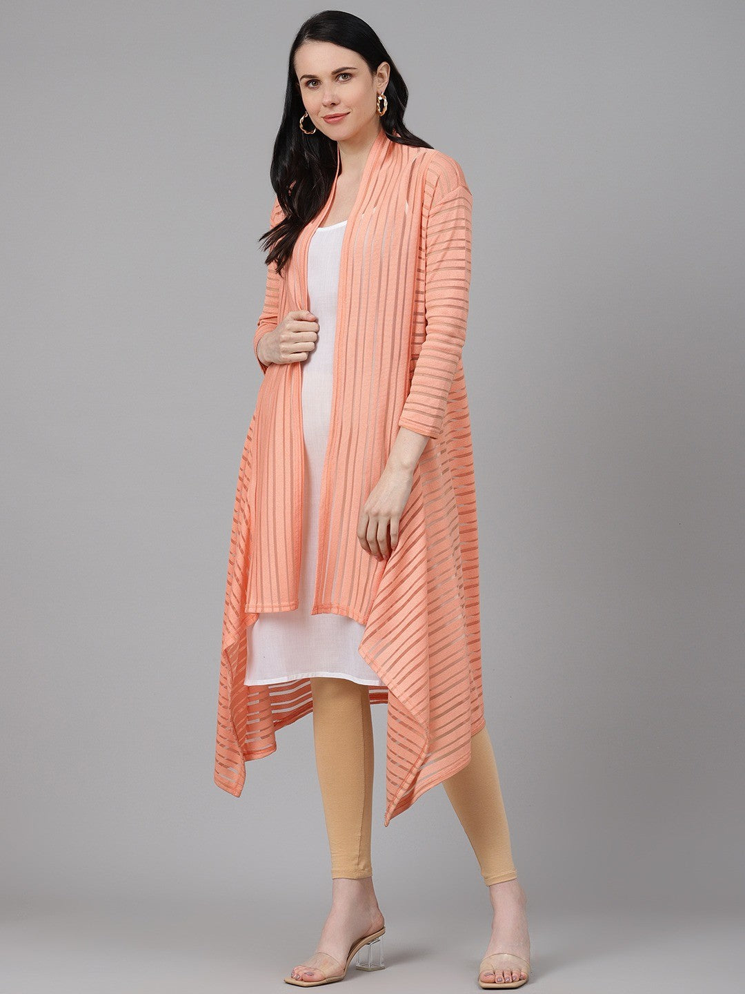 Ada Black and White Cotton Long Slips Combo of 2  A290456.