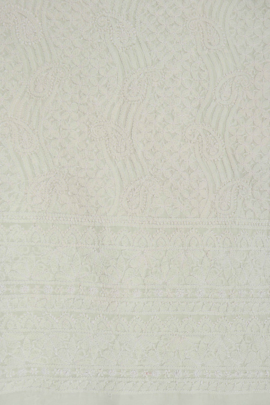 Ada Hand Embroidered Lemon Cotton Lucknowi Chikankari Unstitched Suit Piece 01A170181