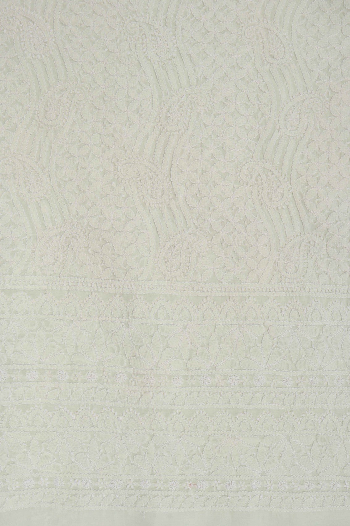 Ada Hand Embroidered Lemon Cotton Lucknowi Chikankari Unstitched Suit Piece 01A170181