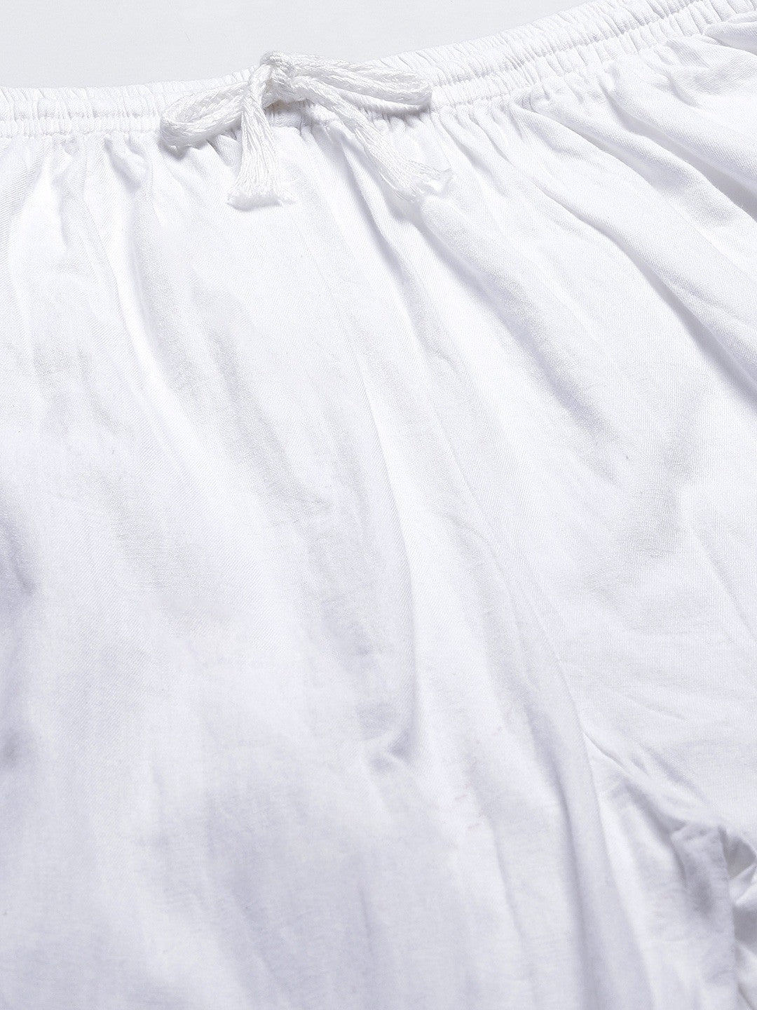 Ada Hand Embroidered White Cotton Lucknowi Chikankari Palazzo A711139