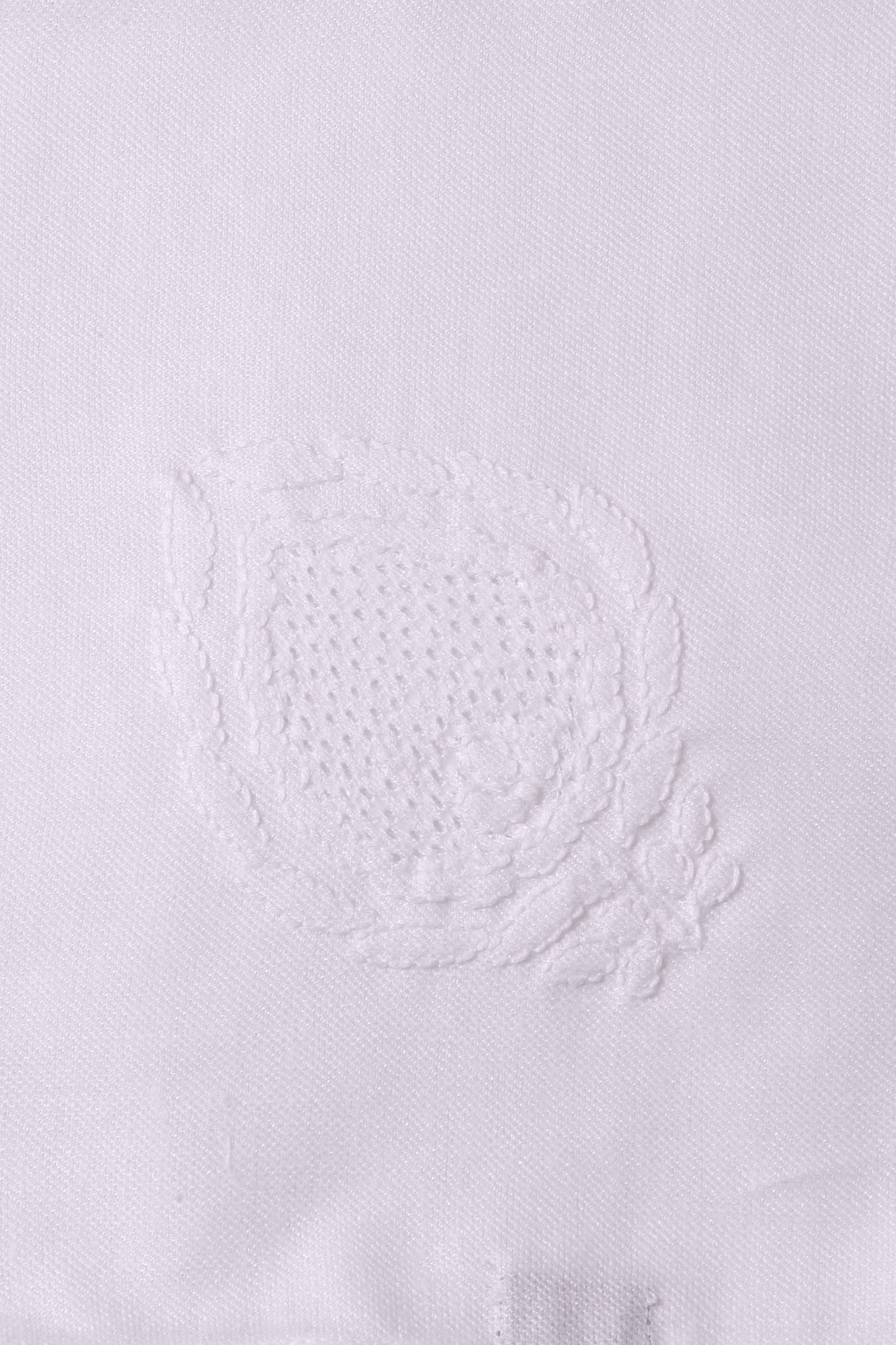 Ada Hand Embroidered White Linen Lucknowi Chikankari Napkin Set A478382