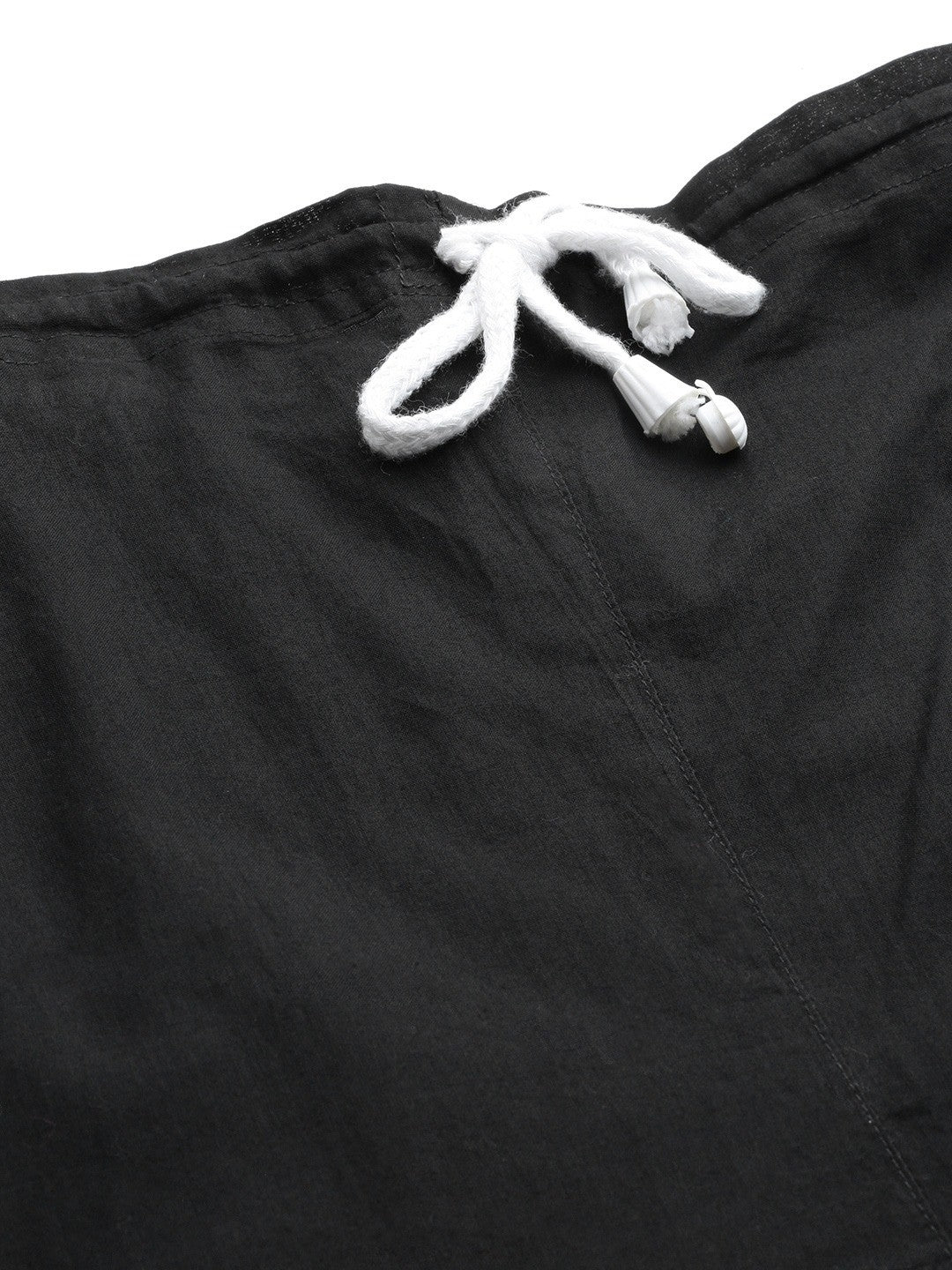 Ada Hand Embroidered Black Cotton Lucknowi Chikankari Palazzo A711117