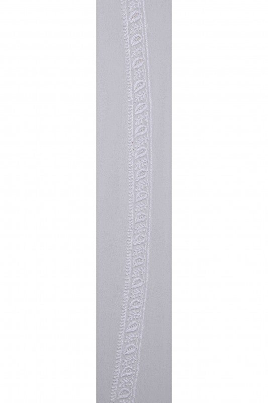 Ada Hand Embroidered White Pure Georgette Lucknowi Chikankari Unstitched Men's Kurta Piece A525316
