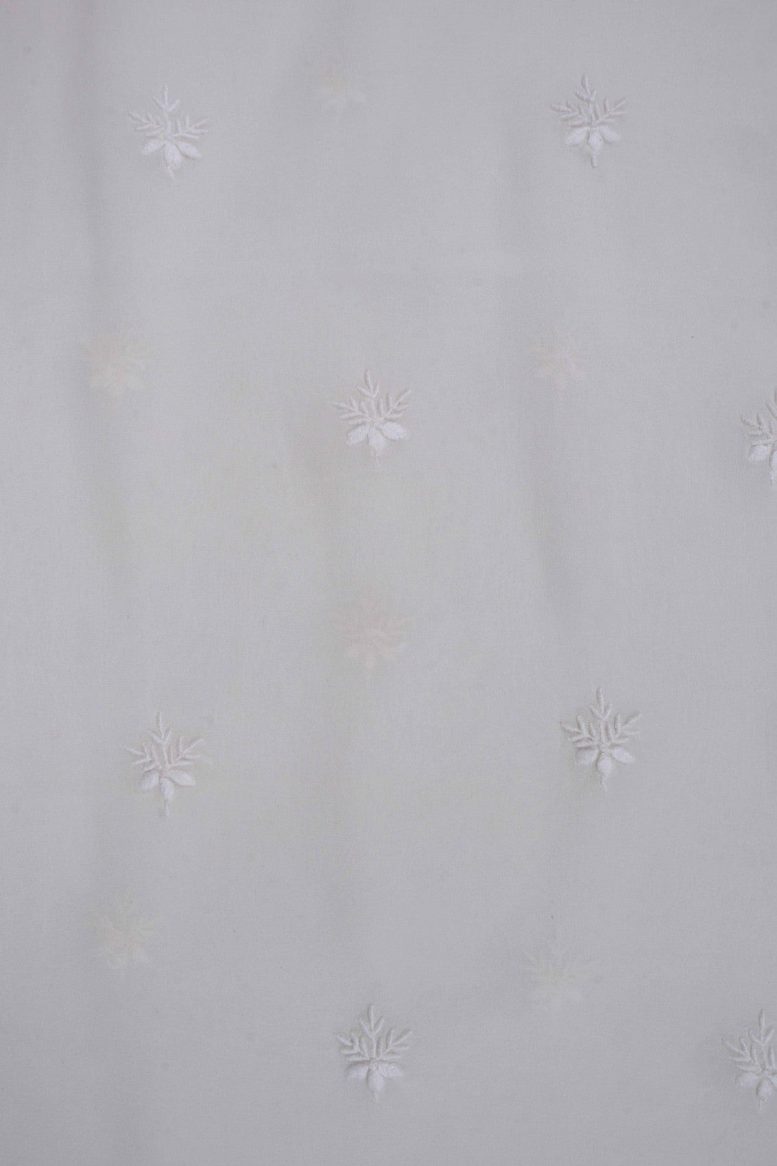 Ada Hand Embroidered White Pure Georgette Lucknowi Chikankari Unstitched Men's Kurta Piece A214568