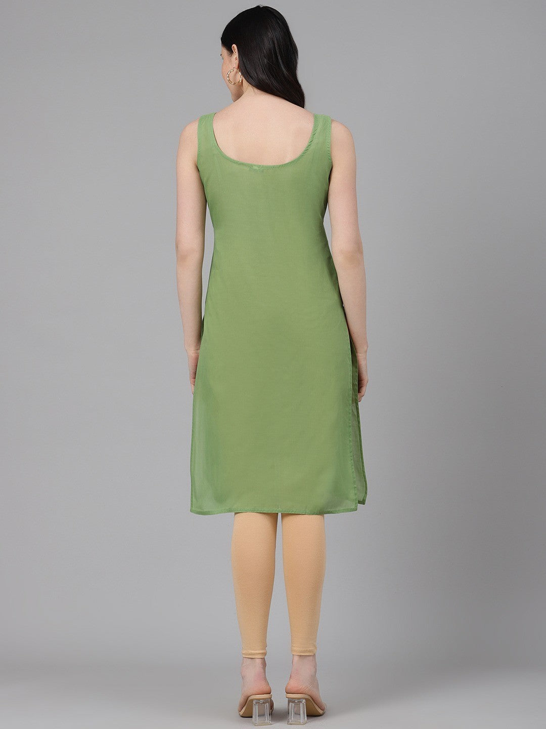 Ada Multi Color Cotton Long Slips Combo of 3 A111143.