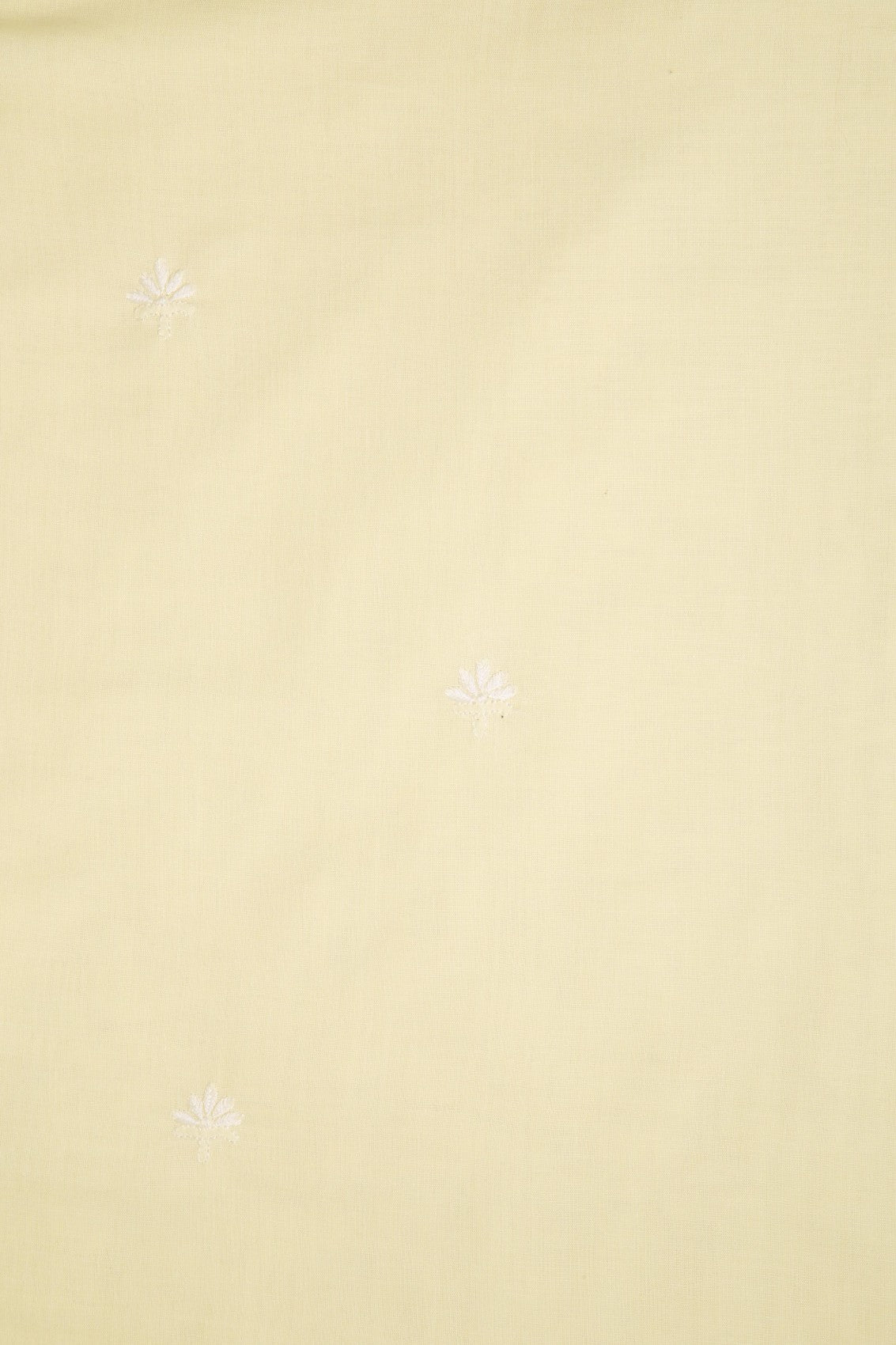 Ada Hand Embroidered Lemon Cotton Lucknowi Chikankari Unstitched Suit Piece 01A310179