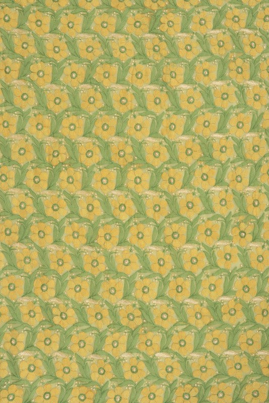 Ada Hand Embroidered Light Green Georgette Lucknowi Chikankari Unstitched Suit Piece 01A172839
