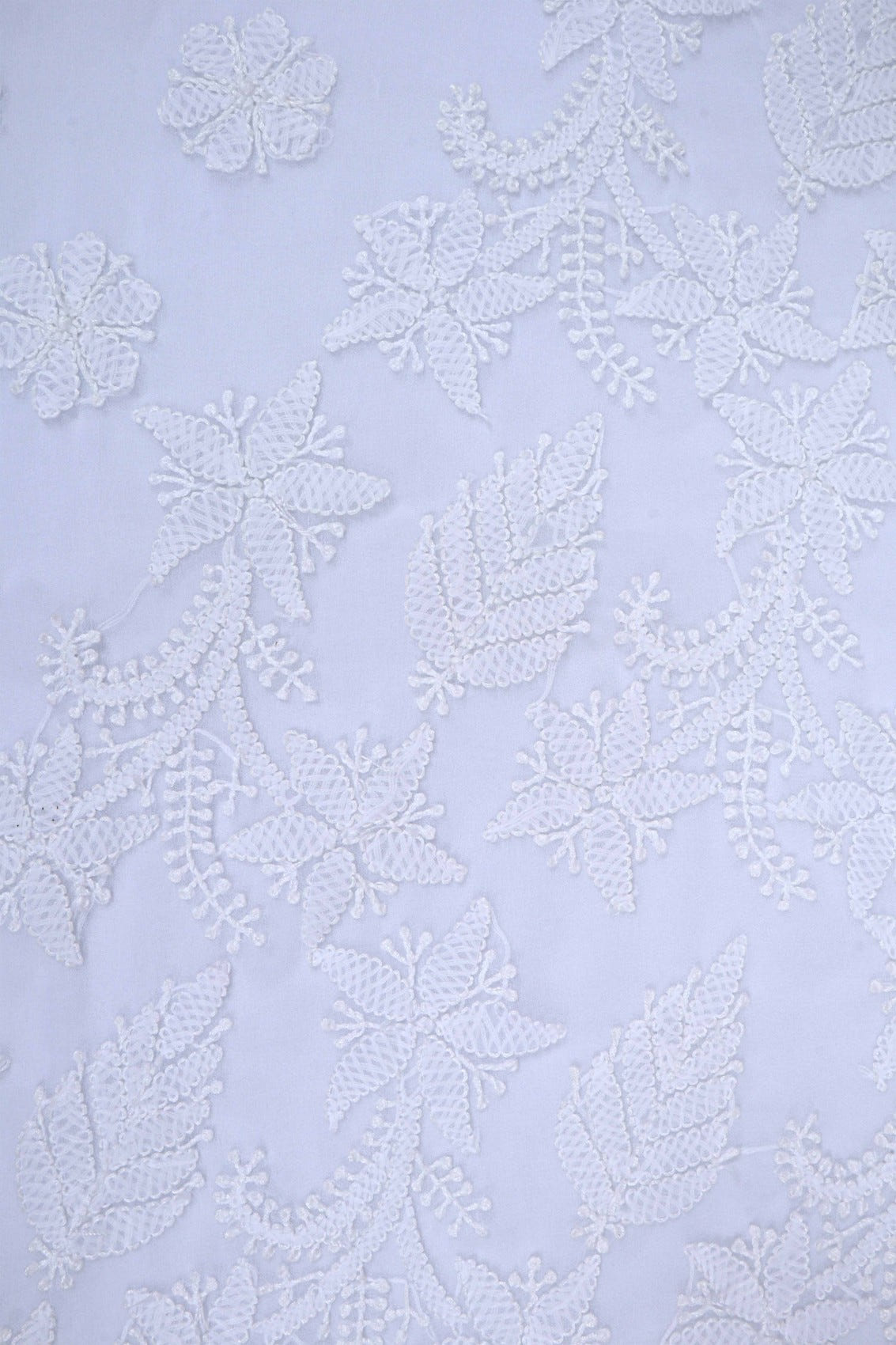 Ada Hand Embroidered White Georgette Lucknowi Chikankari Saree With Blouse A621568