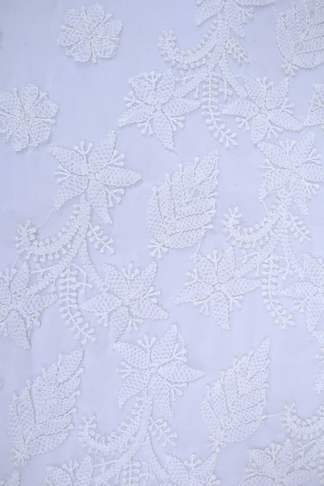 Ada Hand Embroidered White Georgette Lucknowi Chikankari Saree With Blouse A621568