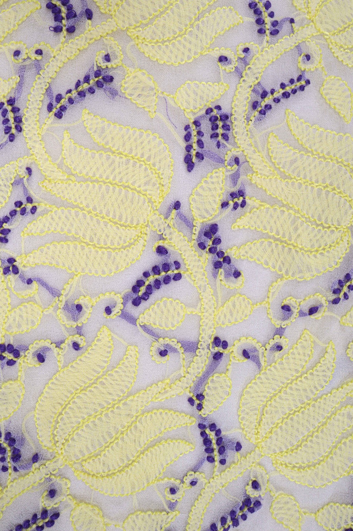 Ada Hand Embroidered White Georgette Lucknowi Chikankari Unstitched Suit Piece 01A24375