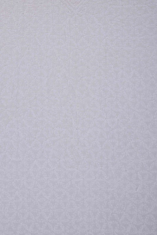 Ada Hand Embroidered White Cotton Lucknowi Chikankari Unstitched Men's Kurta Piece A607428