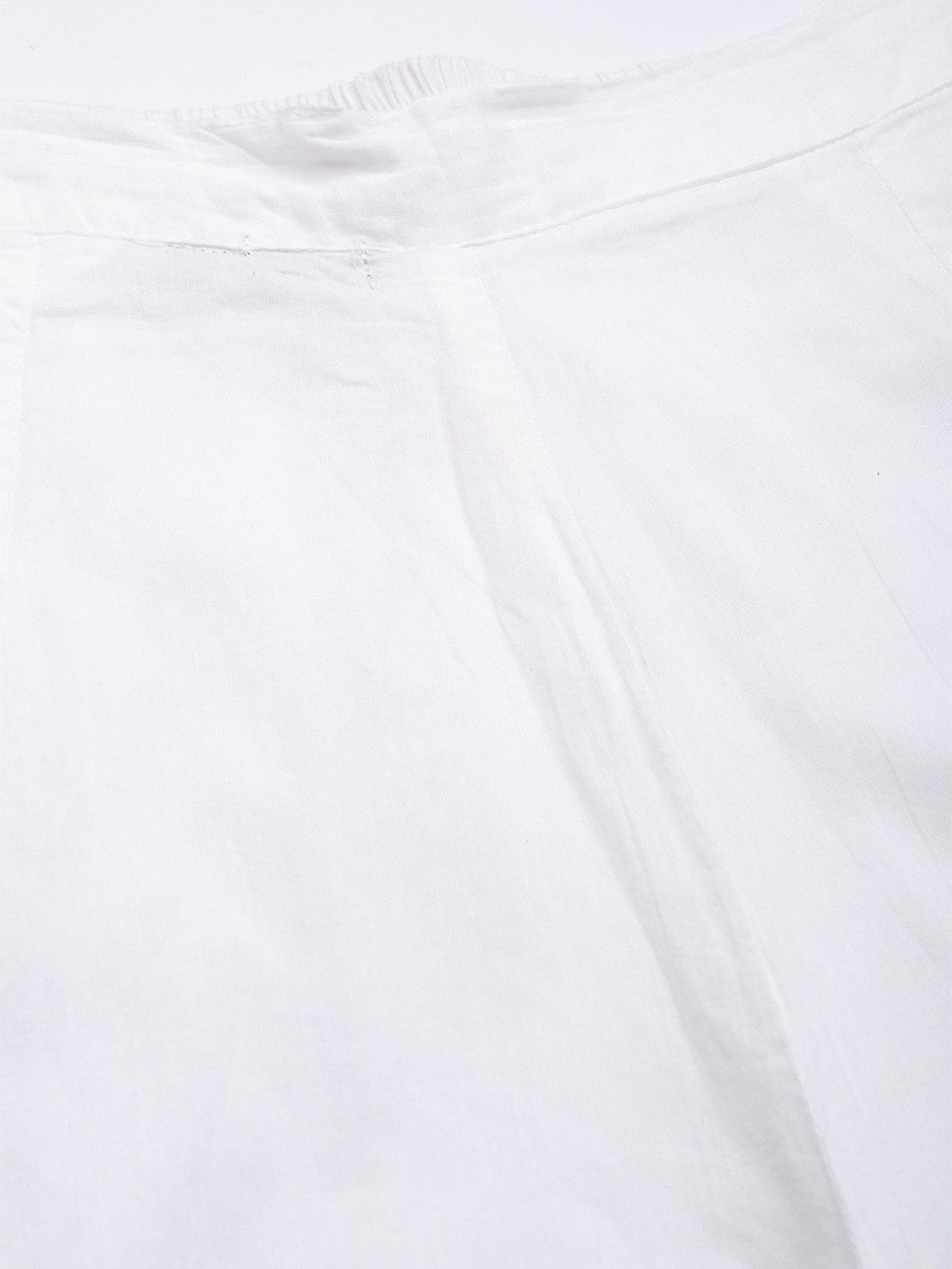 Ada Hand Embroidered White Cotton Lucknow Chikan Palazzo A711130