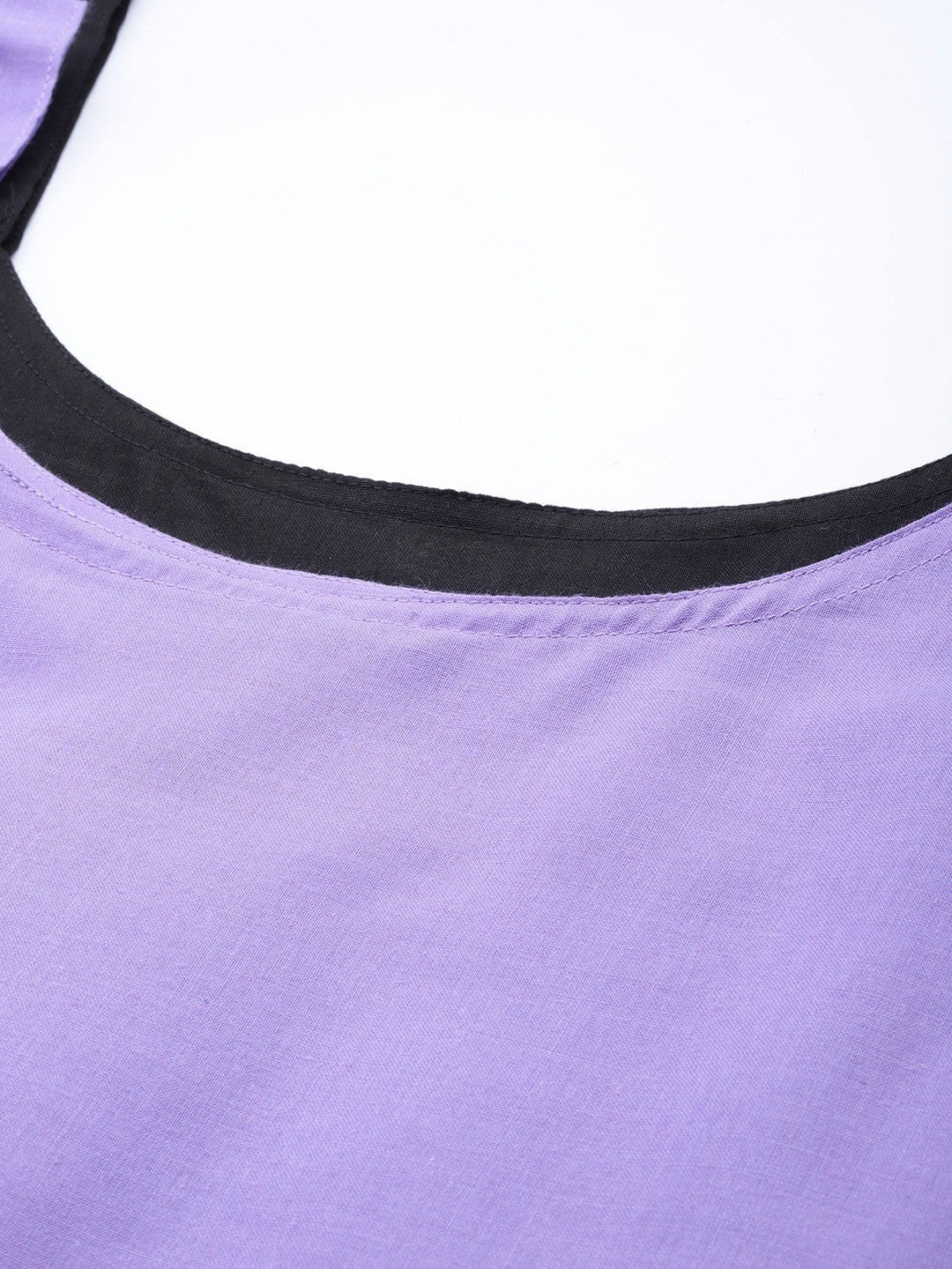 Ada Mauve and Black Cotton Short Slips Combo of 2  A31347.2