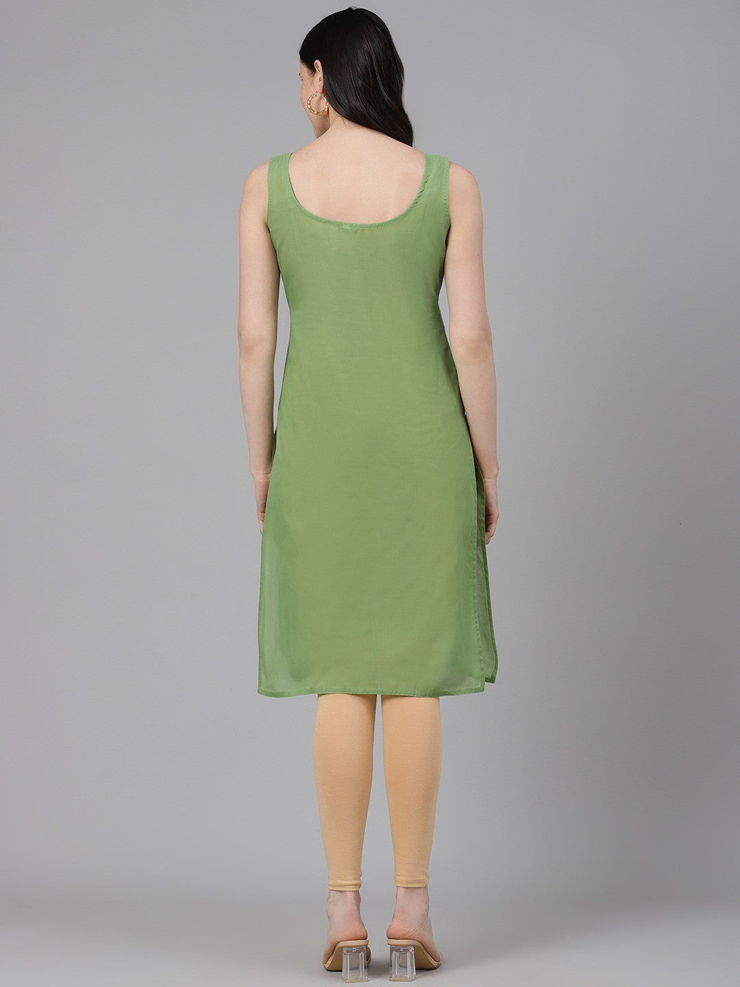 Ada Multi Color Cotton Long Slips Combo of 3 A111150.