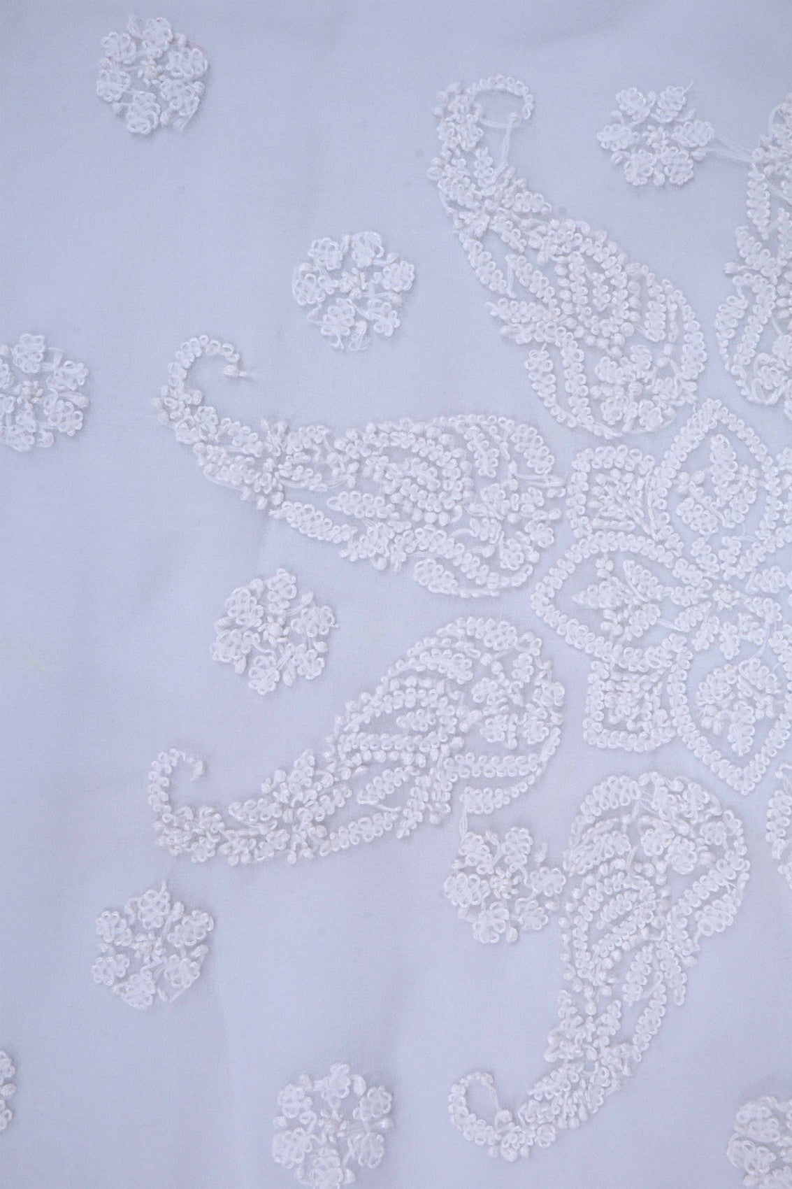 Ada Hand Embroidered White Georgette Lucknowi Chikankari Saree With Blouse A556967