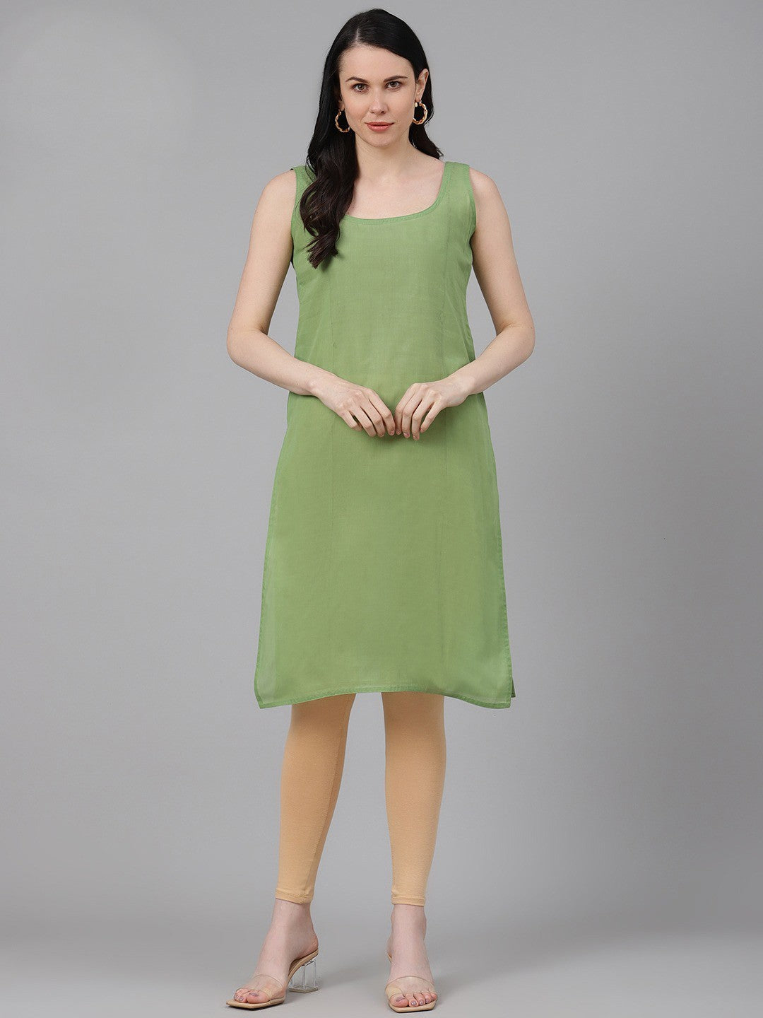 Ada Multi Color Cotton Long Slips Combo of 3 A111143.